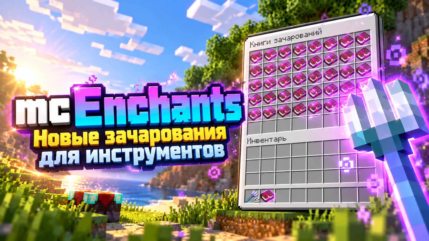 mcEnchants — дополнительные зачарования для Minecraft