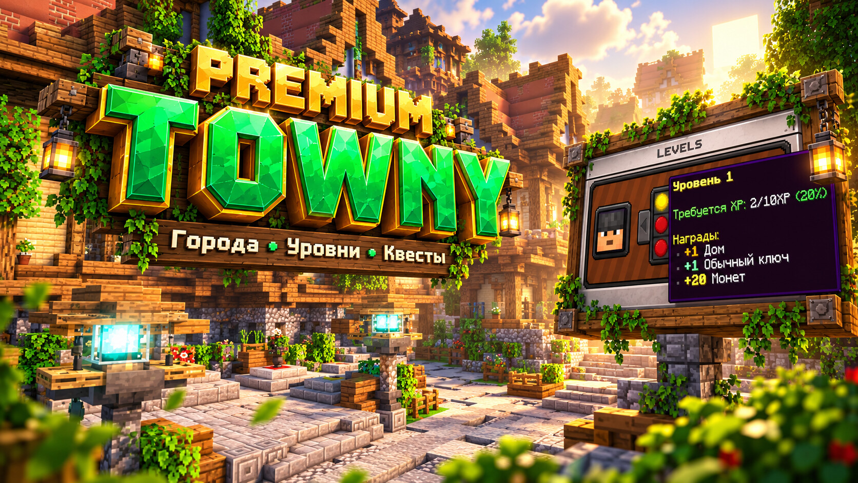Premium Towny - Премиум города