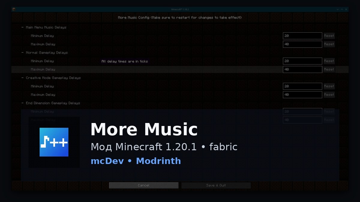More Music
