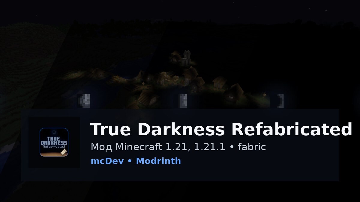 True Darkness Refabricated