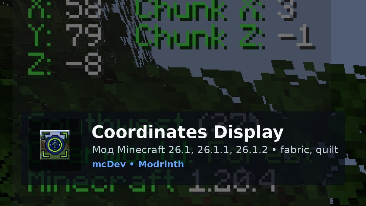 Coordinates Display