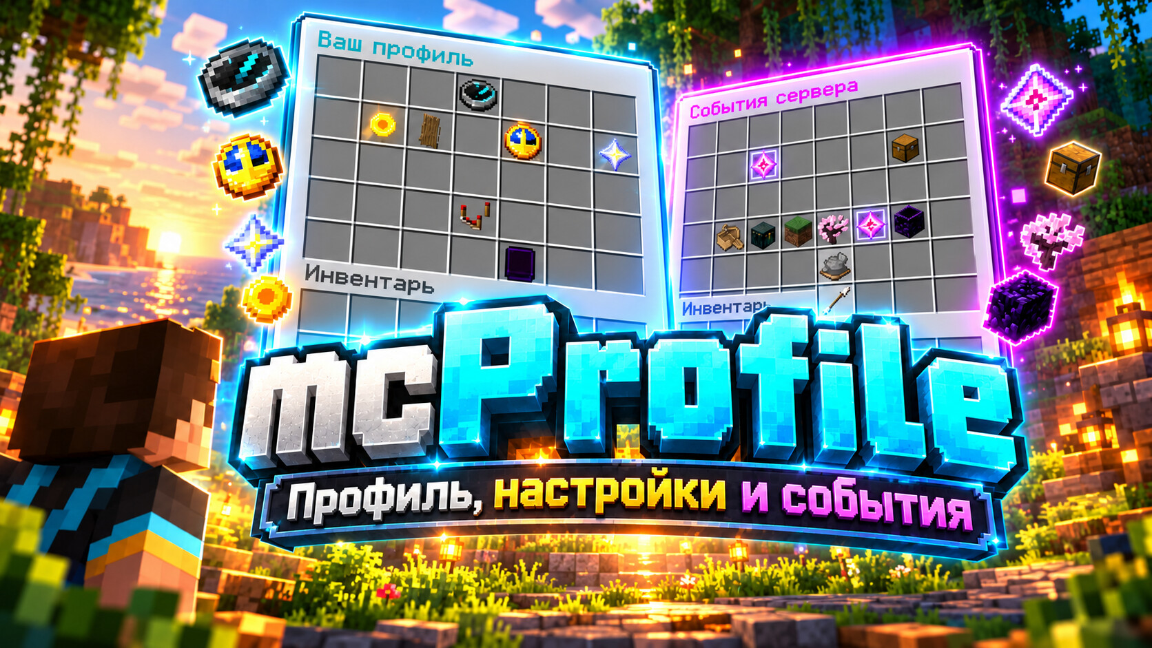 mcProfile — профиль, настройки и события